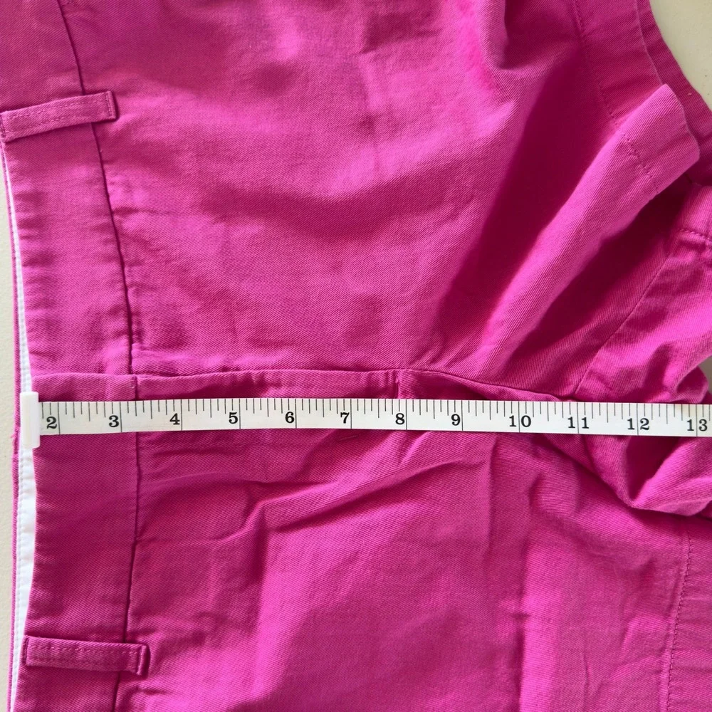 J.Crew Chino Shorts Womens 12 Pink Re-Imagined Cotton Casual Preppy Summer